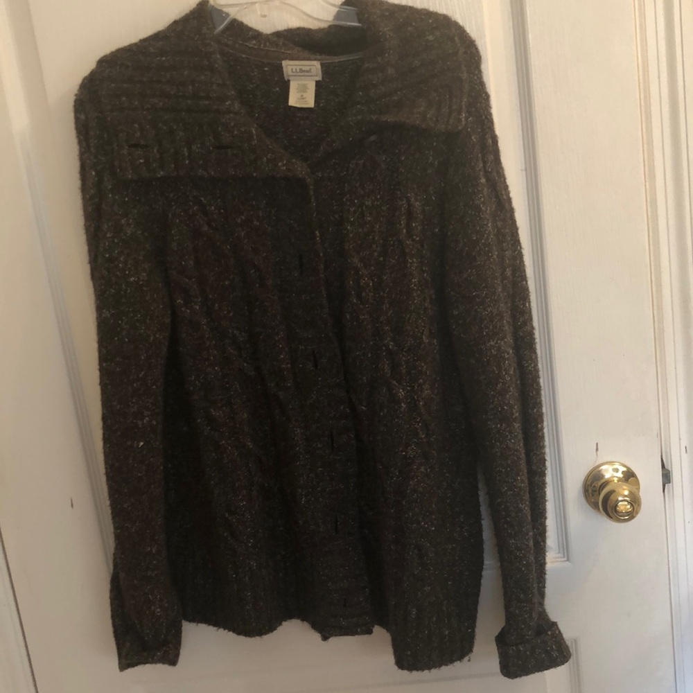 L.L. Bean Brown Wool Blend Sweater